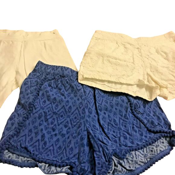 365 Kids Cherokee Girls Shorts Bundle Pull On Chambray Stretch Sz S-M 6-8 - Picture 1 of 12